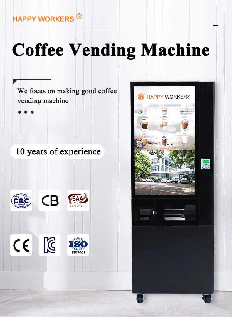 High Style Coffee Vending Machine Commercial Water Dispenser Without Ice